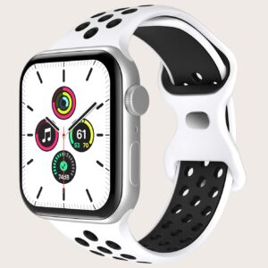 1pc Silicone Smartwatch Band Compatible With Apple Watch