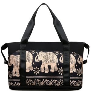 1pc Elephant & Floral Pattern Training Bag